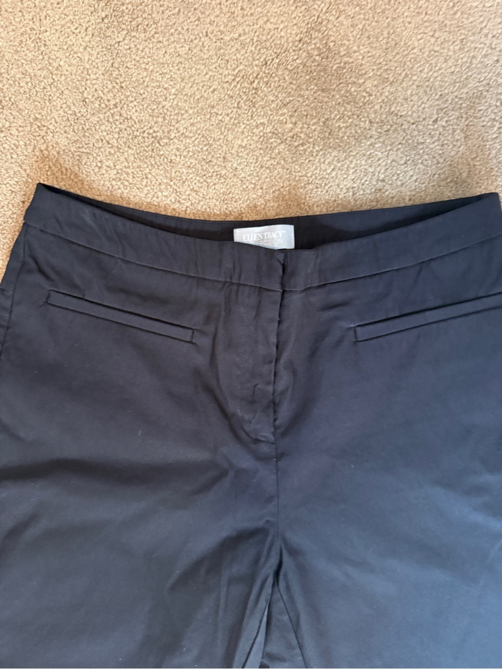 Ellen Tracy Tailored Black Ankle Pants size 8 - Picture 5 of 7